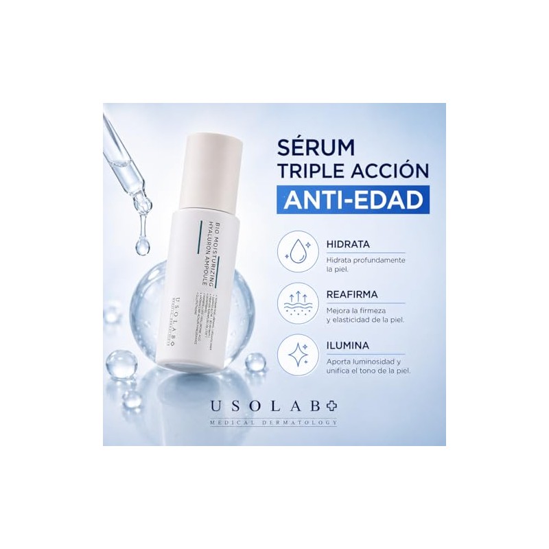 Sérum Facial Reafirmante con Ácido Hialurónico y Péptidos 50 ml