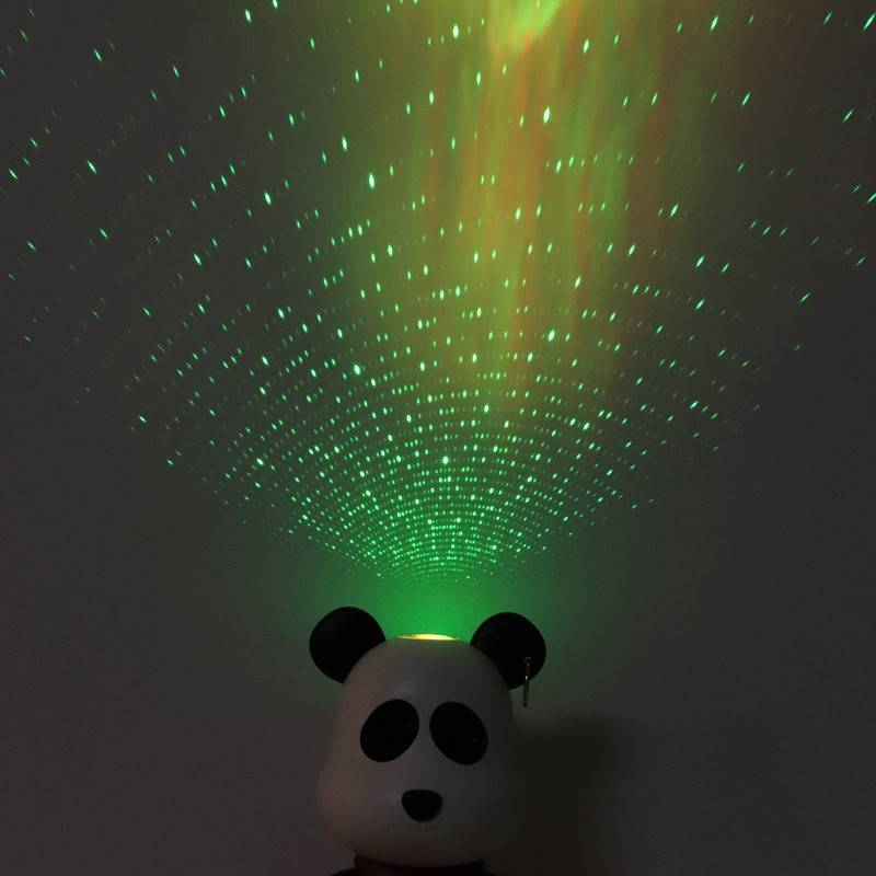 Star Light Projector with Bluetooth Speaker Panda Shape Projection Lamp