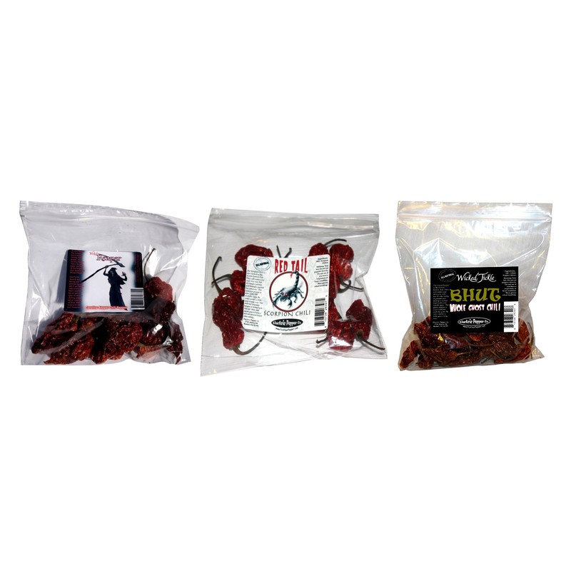 Wicked Tickle Ultimate Spice Gift Set Ghost Pepper Scorpion Reaper