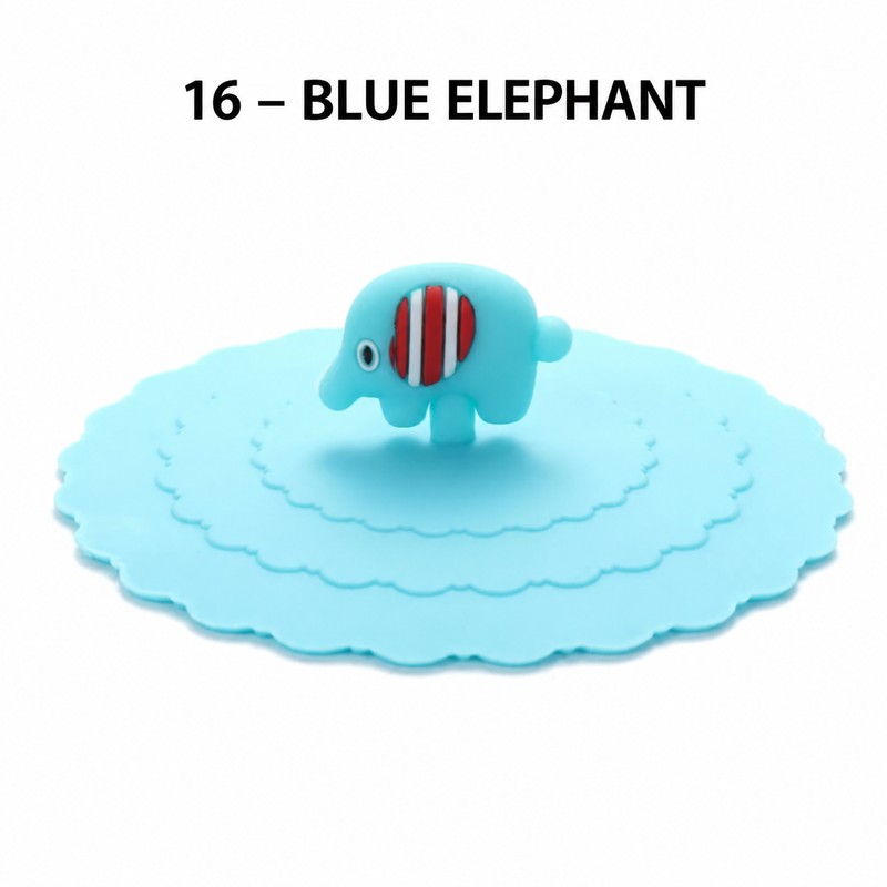 10cm Silicone Cup Cover for Drinks – Heat-Resistant Dustproof Suction