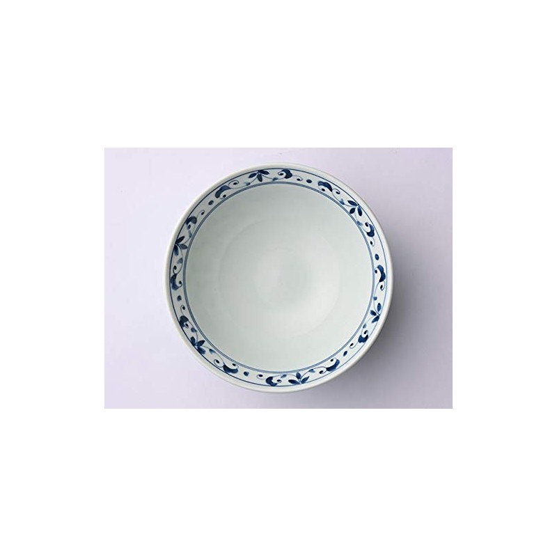 KIKUKCB Chrysanthemum Arabesque UK Noodle Bowl, 33.8 fl oz (1,100