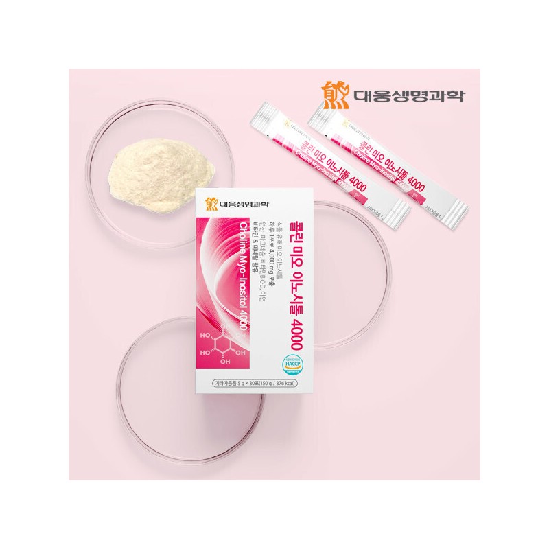 Daewoong Life Science Plant derived choline myo-inositol 400mg powder 30