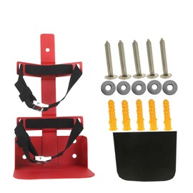 Fire Extinguisher Mount,Heavy Duty Vehicle Bracket Compatible with 20lb ABC, 10lb CO2 or a 15lb CO2 Fire Extinguishers（Red ）