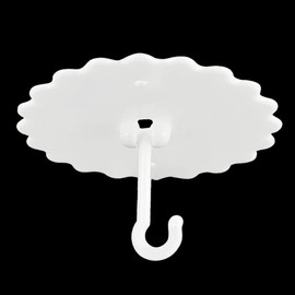 Gorise 4 Sets Kuppel-Moskitonetz-Saugnapfhaken, Deckenhaken mit Schrauben und Klebstoff für Moskitonetze, Zelte und Vordächer