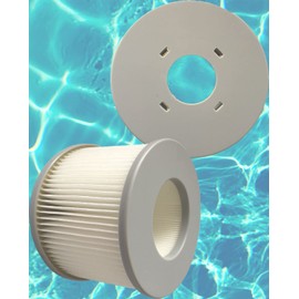 WINOK Filter Cartridges for MSPA Whirlpools, Pack of 4 Replacement Filter Cartridges for Inflatable Pools, Filter Cartridge, Water Filter for Hot Submarines and Portable Bubble Spa - Model from 2020