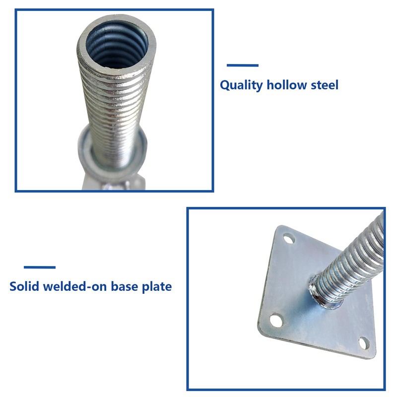 GaeaAuto 4 Pack Adjustable Leveling Jacks Feet Screw Jacks Hollow