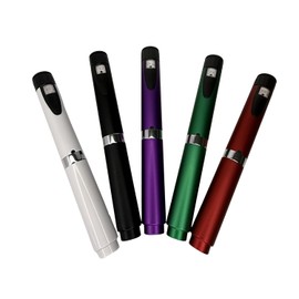 Vector V2 Reusable Injection Pen Set – 5 Pens with 5 Bonus Cartridges – 60 Unit Capacity – Assorted Colors (Black, Green, Purple, Red & White)
