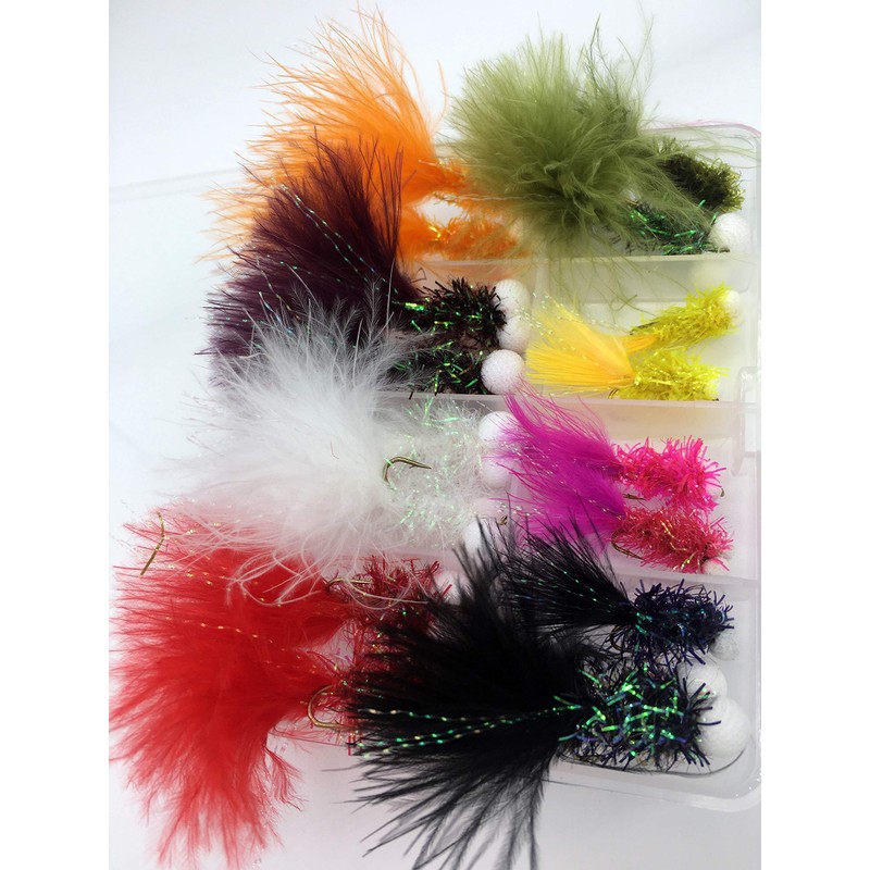 BestCity Fly Fishing Booby (Foam Head Boobie) Flies MIxed Colours