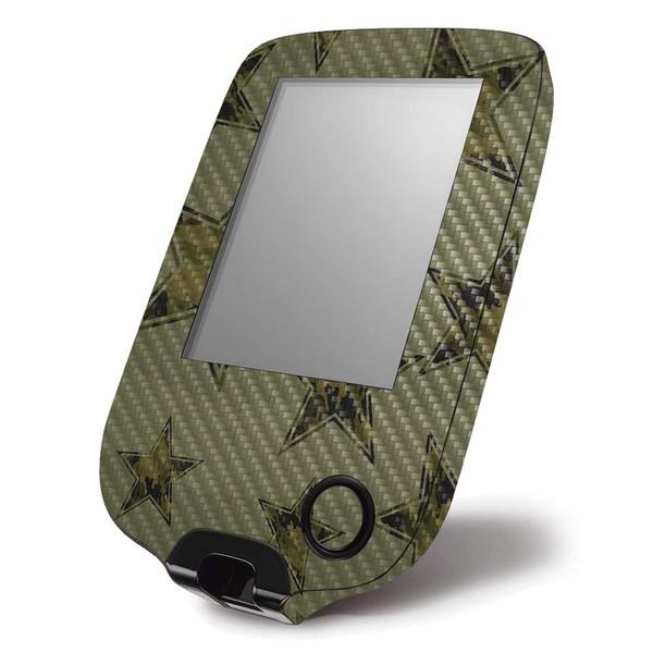 MIGHTY SKINS Carbon Fiber Skin for Abbott Freestyle Libre 1 & 2 - Patriot Protective, Durable Textured Carbon Fiber Finish Easy to Apply, Remove, and Change Styles Made in The USA (CF-ABFRLI10D-Patriot)