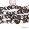 (8-12mm/Gray) - GEM-inside Pyrite Gemstone Loose Beads 8-12mm FreeForm Silver