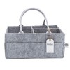 Parker Baby Co. Diaper Caddy - Nursery Storage Bin and
