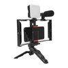 Phone Live Streaming Kit with Fill Light Microphone Sound Cable