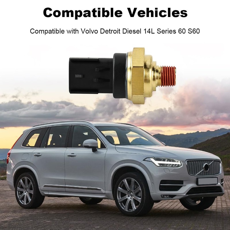 zayody Engine Oil Pressure Sensor Compatible with Volvo Detroit Diesel