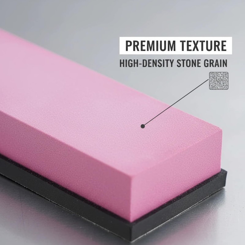 Ruby Sharpening Stone 3000 Grit Fine Whetstone, Water Sharpening Stone