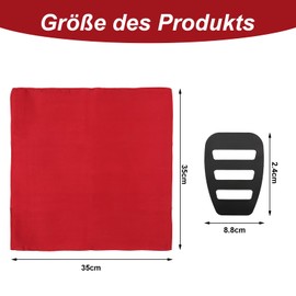 VEGCOO Pocket Square Silk for Men, Silk Pocket Square for Men, Pocket Square Holder, Pocket Square in Plain Plain Soft Pocket Square White for Wedding Party, red