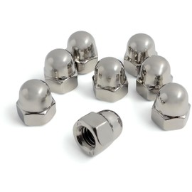 Valve Cover Nut - Compatible with Honda - Compatible with Acura engine - Stainless Steel (10 Pack) K-MOTOR