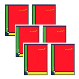 Estrella 6 Blocks Engomados Estrella Carta 80 Hojas C, Chico 5mm