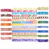 48 Rolls Washi Tape Set - 8mm Wide Decorative Masking