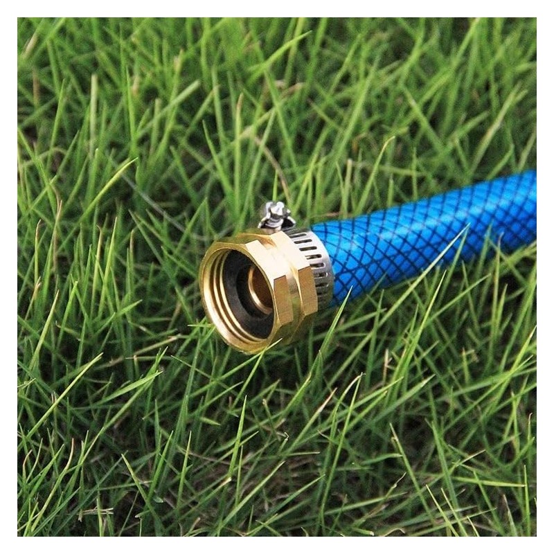 Garden Hose Adapter Swivel Fitting, 5/8" Barb x 3/4" GHT
