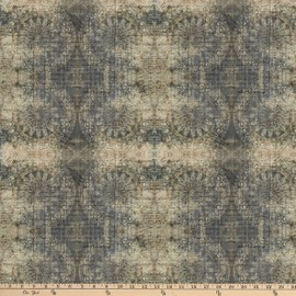 FreeSpirit Abandoned 2 Muted Medallions Indigo, Fabric by The Yard