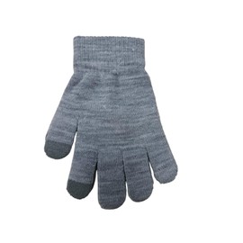 Sterling Sports Thermal Touch Screen Winter Hand Warmers Mens Gloves Winter For Hiking, Running & Mittens - Elastic Stretchy Material Gloves For Women (Pastel Grey Marl)