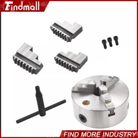 Findmall K11-160 Lathe Chuck 6",Metal Lathe Chuck Self-centering 3 Jaw Chuck