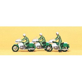 Preiser 1/87 th – pr10489 – Modelleisenbahnen – Polizei auf Motorrad