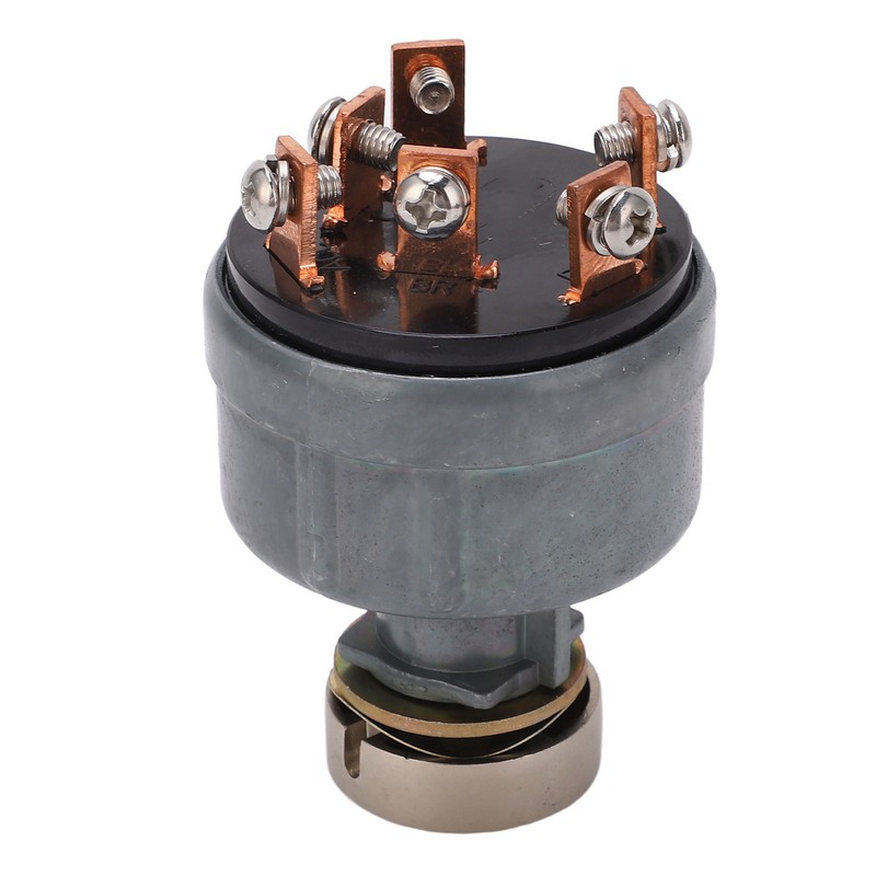 6 Pin Excavator Ignition Start Switch with Key Protection Cover