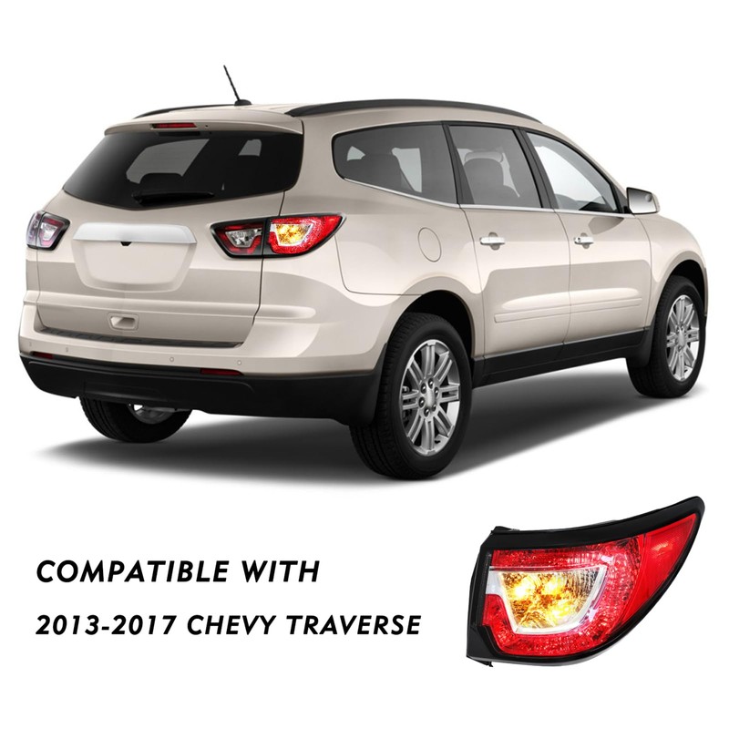 TUSDAR Tail Light Assembly For 2013 to 2017 Chevy Traverse