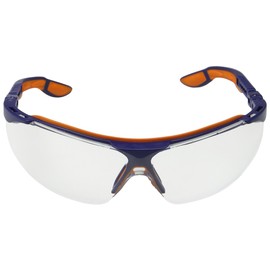 Uvex 9160065 Protection Glasses, i-vo, Clear, Blue/Orange