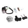 Ignition Switch Gas Cover Kit Helmet Lock 2‑Key Replacement for