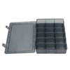 Multi Compartment Parts Box Removable Divider Transparent Plastic 18 Grids