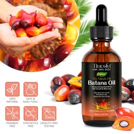 2PCS Batana Oil for Hair Growth, Natural Unrefined Batana Oil for Hair Growth, Nourish Scalp and Reduce Hair Loss Hair Oil, Batana Essential Oil for Eyelashes, Eyebrows, Face, Skin Care, Body Massage