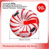 Heavy Duty Inflatable Snow Tube with Dual Handles, Thickened PVC