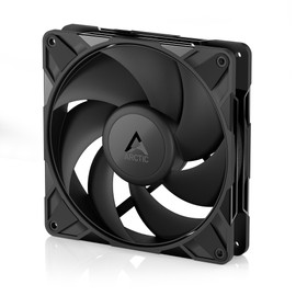 ARCTIC P14 Pro PST CO - Leistungsstarker Premium PC Lüfter für den Dauerbetrieb, 140 mm PWM Case Fan, Y-Kabelsplitter, Gehäuselüfter, 400–2500 rpm, 0 rpm <5% PWM, Doppeltes Kugellager, 4-Pin - Schwarz