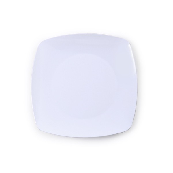 Fineline Settings 1508-WH, 7.5-Inch Renaissance White Plastic Salad Plates, Disposable