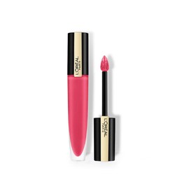 L’Oréal Paris Rouge Signature Liquid Lipstick, Matte, 128 Twilight Pink, 0.2 Fl Oz (7 ml)