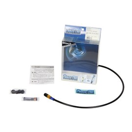 SWAGE LINE ZRX1200 DAEG Clutch Hose KIT Aluminum (Gold/Black) Black Smoke Hose (09-12) GACB730