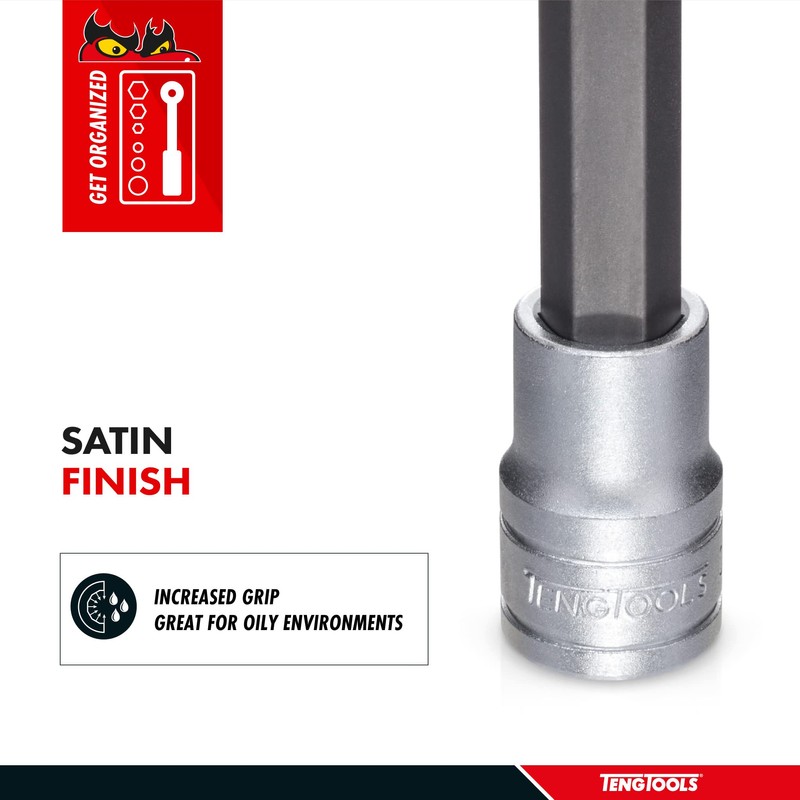 Teng Tools 19MM 3/4 Inch Drive Metric Hex Chrome Vanadium