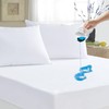 Waterproof Breathable Mattress Protector, Twin Noiseless Premium Smooth Mattress Cover,