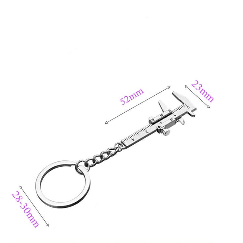 EROSPA® Calibre Calibre Key Pendant Calliper Silver