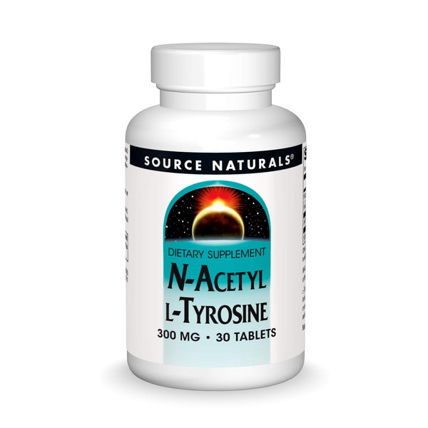Source Naturals N-Acetyl L-Tyrosine Dietary Supplement - 30 Tablets