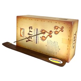 Govinda Incense Stick Holder Bundle with Parimal Yatra Natural Incense Sticks - 180 Grams