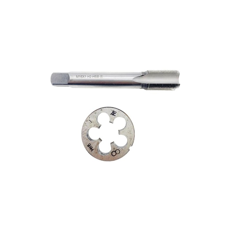 M16x1 Tap Die Set LH Left Hand M16 x 1