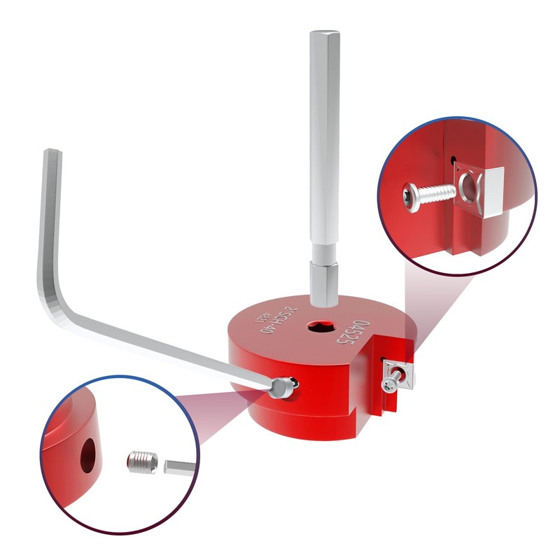 Mskilrh PVC Fitting Saver PVC Pipe Reamer 1/2 Inch Head,