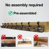 WEBI Coat Rack Wall Mount,36” Solid Wood Coat Hooks Wall