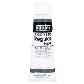 LIKITEX Acrylic Paint, Lichitex Color, Regular Type, Neutral Gray, 5, 2.4 fl oz (61 ml), 2.4 fl oz (60 ml)