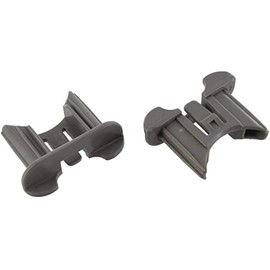 Aspares Rail End Cap for BEKO DWD4310W DWD4310m Dishwasher Basket (Set of 2 Pieces)