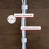 Label-the-cable Cable Management Ties Tape, Adjustable, Re-Useable/ Cable Tidy/ Hook