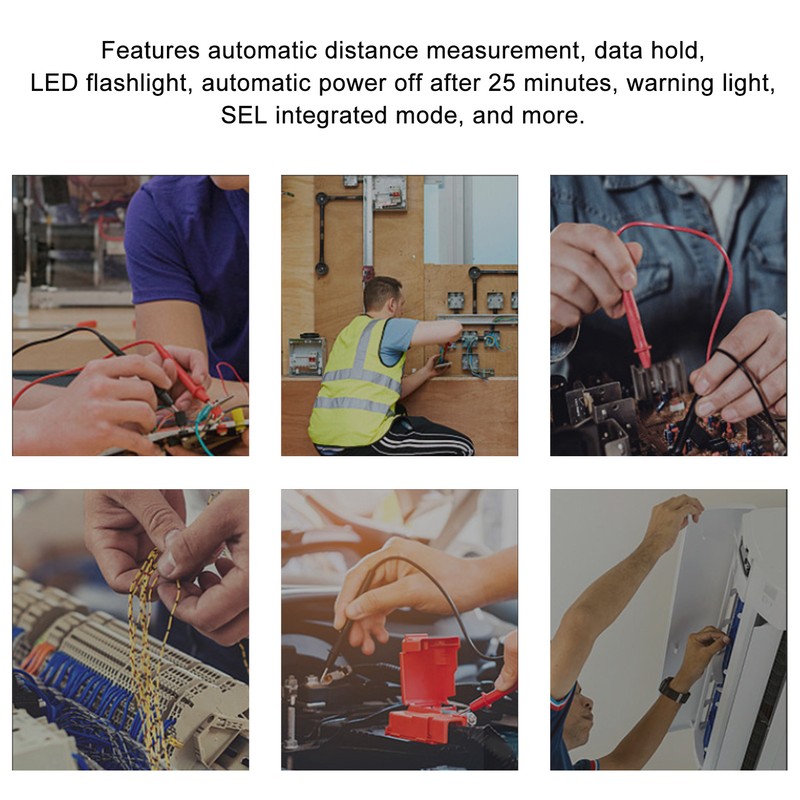 Digital Multimeter High Accuracy Capacitance Resistance Meter Backlight LCR Tester